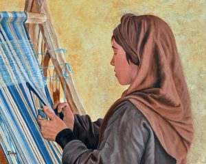 Girl at the Loom