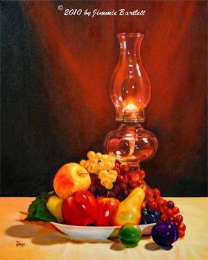 Fruit Under Lamplight