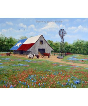 Texas Ranch Barn prints