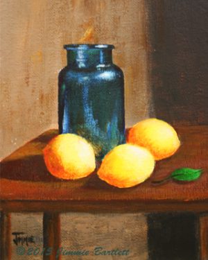 Lemons Go With Blue - Prints