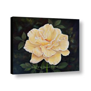Sunshine Rose canvas print of Original