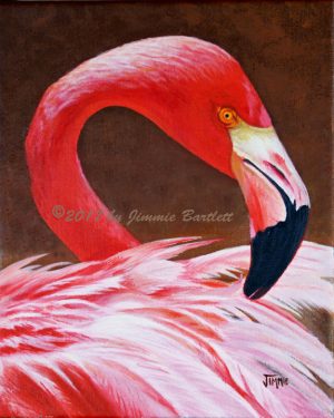 Flamingo Fluff print of original