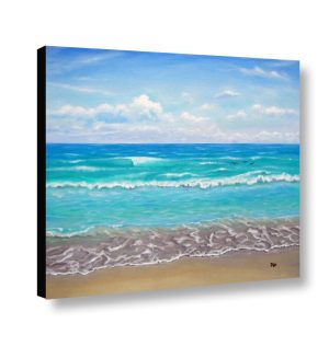 Peaceful Beach canvas print of original