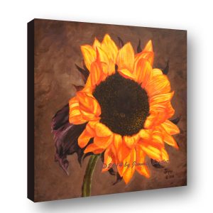Mexican Sunflower canvas print of original