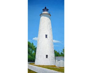 Ocracoke Island Lighthouse, Original Painting