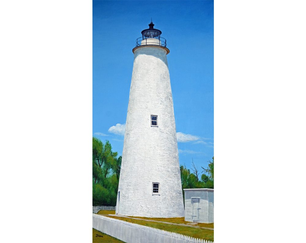 Ocracoke Island Lighthouse, Original Painting