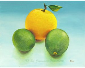 Colorful Fruit original painting
