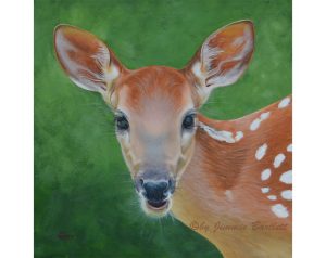 Little Fawn original oil painting