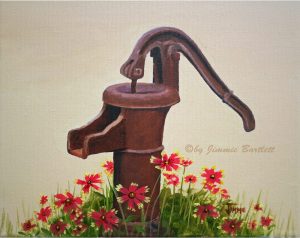 Old Time Pump painting