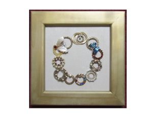 Framed Jewelry Art Circles