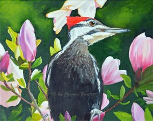 Original Painting of Pileated Woodpecker